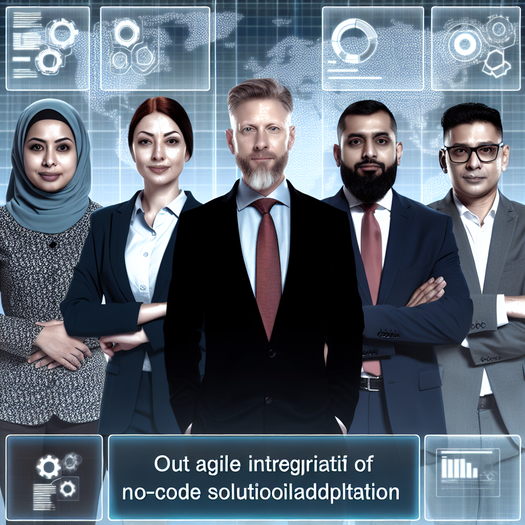 Representación visual de ejecutivos financieros op